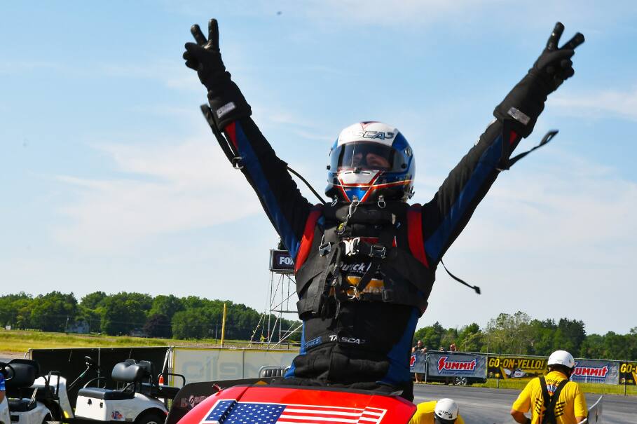 Bob Tasca III scored his second consecutive NHRA victory in as many weeks. Bob Tasca III scored his second consecutive NHRA victory in as many weeks.